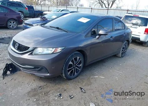 2013 Honda Civic Ex z USA, uszkodzony, nr VIN 19XFB2F87DE250684
